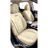 Galaxy Fıat Doblo - 2 Hafif Ticari 2004-2008 Uyumlu Şahika Serisi Oto Koltuk Kılıfı - Bej