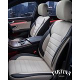 Galaxy Fıat Fıorıno Hafif Ticari 2008-2018 Uyumlu Fırtına Serisi Oto Koltuk Kılıfı Fermuarlı - Bej
