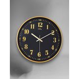 Galaxy Galaxy D-218-A-9 Eskitme Kadran 30 CM Sessiz Akar Duvar Saati Gold-Lacivert (Altın)