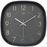 GALAXY Galaxy Premium Serisi Abs Kasa Duvar Saati Oval 30 Cm Siyah Renkli Klasik Kadran Çok Renkli