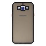 Galaxy J7 Kılıf Montreal Silikon Kapak - Siyah