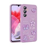 Galaxy M34 5G Kılıf Kabartma Figürlü Parlak Toys Silikon Kapak