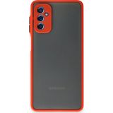 Galaxy M52 5G Kılıf Montreal Silikon Kapak - Kırmızı