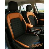 Galaxy Mercedes E Uyumlu Duru Serisi Oto Koltuk Kılıfı - GİYDİRMELİ - Taba