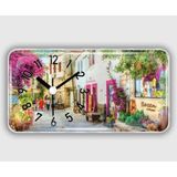 Galaxy Mıknastıslı Alaçatı Hatırası Desenli Buzdolabı Saati 16,5 x 8,5 cm