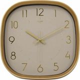 Galaxy Premium Serisi ABS Kasa Duvar Saati Oval 30 CM Gold Renkli Modern Kadran