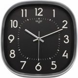 Galaxy Premium Serisi Abs Kasa Duvar Saati Oval 30 cm Gri Renkli Modern Kadran - Çok Renkli