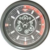Galaxy Premium Sport Serisi Metal Çarklı Duvar Saati 60 CM Gri