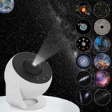 Galaxy Projektör, 12'si 1 arada Planetaryum Yıldızlı Projektör Güneş Sistemli Gerçekçi Yıldızlı Gökyüzü Gece Lambası Takımyıldızı Ay Çocuklar Yetişkinler Yatak Odası Tavan Ev Sineması Oturma Odası