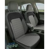 Galaxy Renault Latitude Uyumlu Duru Serisi Oto Koltuk Kılıfı - GİYDİRMELİ - Gri