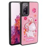Galaxy S20 Fe Kilif Parlayan Kabartmali Ikonik Figurlu Amas Silikon Kapak