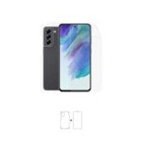 Galaxy S21 Fe 5g 360 ° Full Body Ekran Koruyucu Kaplama Ön Arka Yan Darbe Emici Poliüretan Film