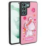 Galaxy S22 Kilif Parlayan Kabartmali Ikonik Figurlu Zore Amas Silikon Kapak