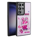Galaxy S22 Ultra Kilif Parlayan Kabartmali Ikonik Figurlu Zore Amas Silikon Kapak