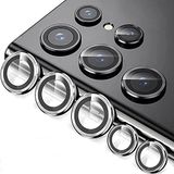 Galaxy S23 Ultra ile uyumlu Kamera Lens Koruyucu Ineffable Kamera Lens Koruma Gümüş