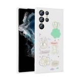 Galaxy S23 Ultra Kılıf Kabartma Figürlü Parlak Toys Silikon Kapak