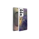 Galaxy S23 Ultra Kılıf Kamera Korumalı Figürlü Ponti Silikon Kapak Lila