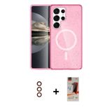 Galaxy S23 Ultra Kılıf Nova Asil Prime - Siyah AutoKit 5in1 Fiber Hayalet Cam Ekran Koruyucu +