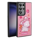 Galaxy S23 Ultra Kilif Parlayan Kabartmali Ikonik Figurlu Zore Amas Silikon Kapak