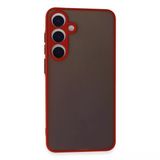 Galaxy S24 Kılıf Montreal Silikon Kapak - Kırmızı