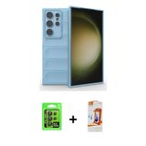 Galaxy S24 Ultra Kılıf Atlas Koleksiyonu - Siyah AutoKit 5in1 Fiber Polymer Nano Ekran Koruyucu
