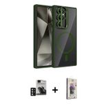 Galaxy S24 Ultra Kılıf Yadigar Asil Koleksiyonu - Siyah Bilvis 3D Cam Ekran Koruyucu + Derin Mo