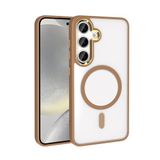 Galaxy S25 Plus Kılıf Magsafe Kamera Çevresi Metal Kirlenmeye Dayanıklı Premium Kapak
