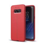 Galaxy S8 Kılıf Niss Deri Görünümlü Silikon Kapak + Ekran Koruma 4231
