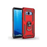Galaxy S8 Kılıf Vega Yüzüklü Standlı Zırh Tank Kapak + Ekran Koruma 6492