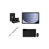 Galaxy Tab A9+ 11''İnch (Plus) 8/256Gb Tablet+Gold Kalem+Siyah Kılıf+Siyah Klavye Mouse+Kırılmaz Cam