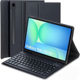 Galaxy Tab S10 Fe+ Plus 13.1 Inç 2025 Ile Uyumlu Bluetooth Türkçe Q Klavyeli Kılıfı(Tablet Değildir) - Siyah