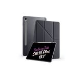 Galaxy Tab S10 FE Plus Uyumlu 13.1 inç Kalem Bölmeli Standlı Tri Folding Tablet Kılıfı Siyah