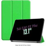 Galaxy Tab S10 FE Plus Uyumlu 13.1" Katlanabilen Standlı Smart Cover Akıllı Tablet Kılıfı Yeşil