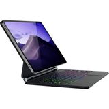 Galaxy Tab S10 Lite 10,9 Inc ile Uyumlu Magic Keyboard Touchpad Rgb Işıklı Klavyeli Kılıf