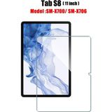 Galaxy Tab S8 X700 Uyumlu Ekran Koruyucu Darbe Emici Esnek Nano Cam - GLX Tab S8 X700 - Şeffaf