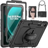 Galaxy Tab S9 Fe+Plus 12,4 ile Uyumlu Ergonomik Tasarım ve Kolay Kullanım Zırh Tablet Kılıfı