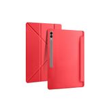 Galaxy Tab S9 Ultra 14.6 İnç Uyumlu Fuchsia Kalemlikli Mars Tablet Kılıfı Kırmızı