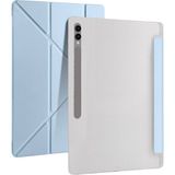 Galaxy Tab S9 Ultra 14.6 İnç Uyumlu Fuchsia Kalemlikli Mars Tablet Kılıfı Mavi