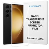Galaxy Uyumlu S24 Ultra Lensun Nano Şeffaf Ekran Koruyucu
