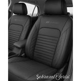 Galaxy Volkswagen cc Uyumlu Şehrazat Serisi Oto Koltuk Kılıfı - GİYDİRMELİ - Siyah