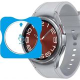 Galaxy Watch 6 43MM Uyumlu Kolay Kurulum Aparatlı Temperli Cam Ekran Koruyucu - Glx Watch6 43mm - Şeffaf