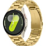 Galaxy Watch 6 / 5 / 4 Fe 40MM 44MM – Watch 6 Classic 43MM 47MM – Watch 5 Pro 45MM Uyumlu Paslanmaz Çelik Metal Kordon (20MM) - Altın