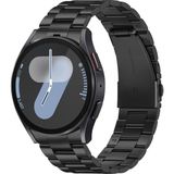 Galaxy Watch 6 / 5 / 4 Fe 40MM 44MM – Watch 6 Classic 43MM 47MM – Watch 5 Pro 45MM Uyumlu Paslanmaz Çelik Metal Kordon (20MM) - Siyah