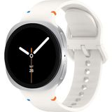 Galaxy Watch 8 / Classic / 2025 Serisi 40 mm / 44 mm / 46 mm Uyumlu Su Geçirmez Yumuşak Silikon Spor Kayış (20 mm) - Starlight