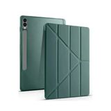 Galaxy X510 Tab S9 Fe 11 Kılıf Kalemlikli Mars Tablet Kılıfı - Koyu Yeşil
