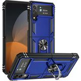Galaxy Z Flip 4 Kılıf Mnc Vega Kapak-Mavi