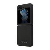 Galaxy Z Flip 5 Uyumlu Kılıf Tumı Liquid Silikon Metal Logo Dizayn Lisanslı Kapak Siyah