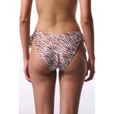 Gale Zebra Desenli V Kesimli Bikini Altı - Renkli - 36