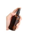 Galenik Amber Cam Şişe 100 Ml Siyah Sprey Başlıklı 48 Adet Trd-0005