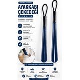 Galeriyo 47 cm Askılı Ayakkabı Çekeceği Uzun Plastik Kerata Lacivert